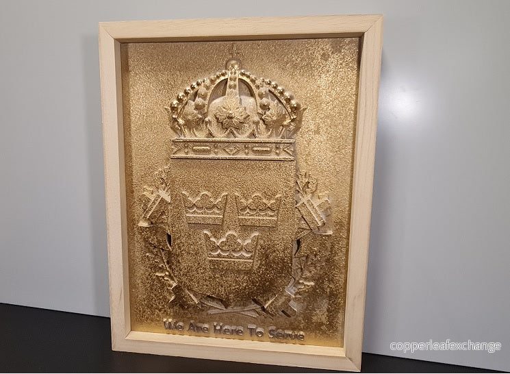 3D relief tavla, väggdekoration som visar Svenska polisens emblem - Bild 2