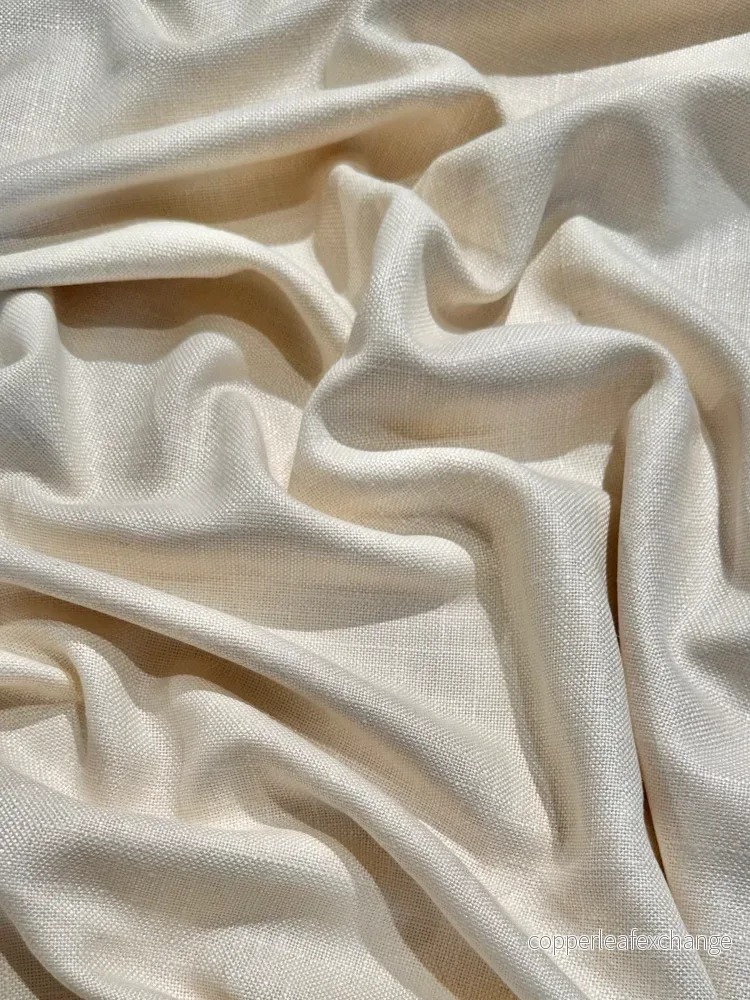 Viscosa Lino - Furniture fabric, Curtain fabric - Linen, Viscose - Double Width 280 cm - 30,000 MD - Off-White - Bild 2