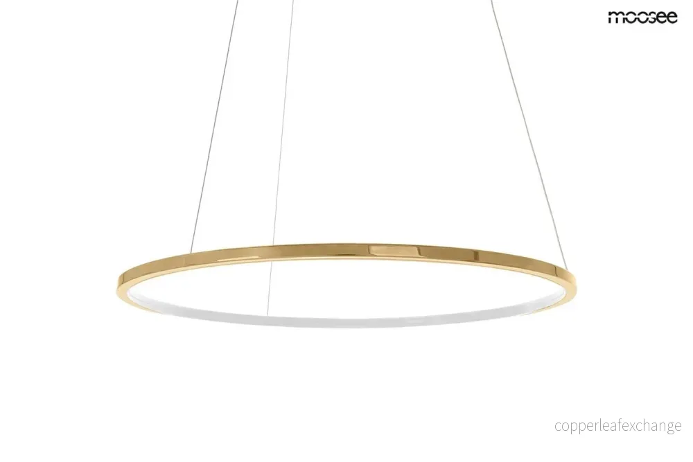 Taklampa MOOSEE - RING SLIM 60, guld