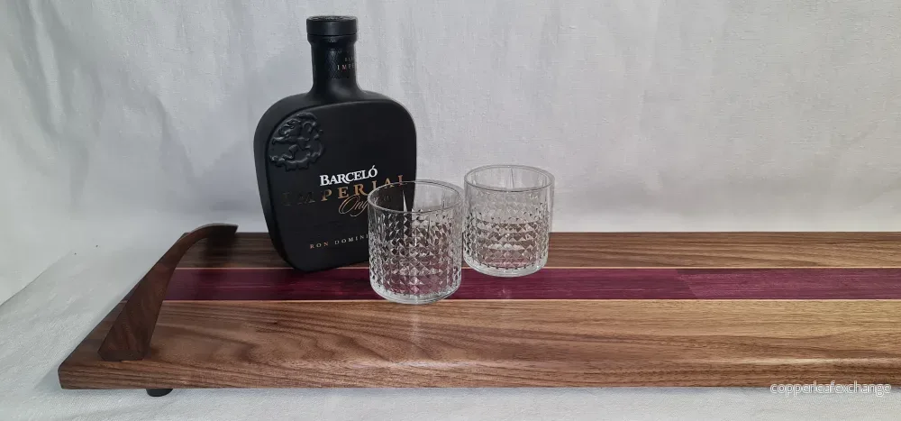 Serverings bricka i ädelträ - Bild 3