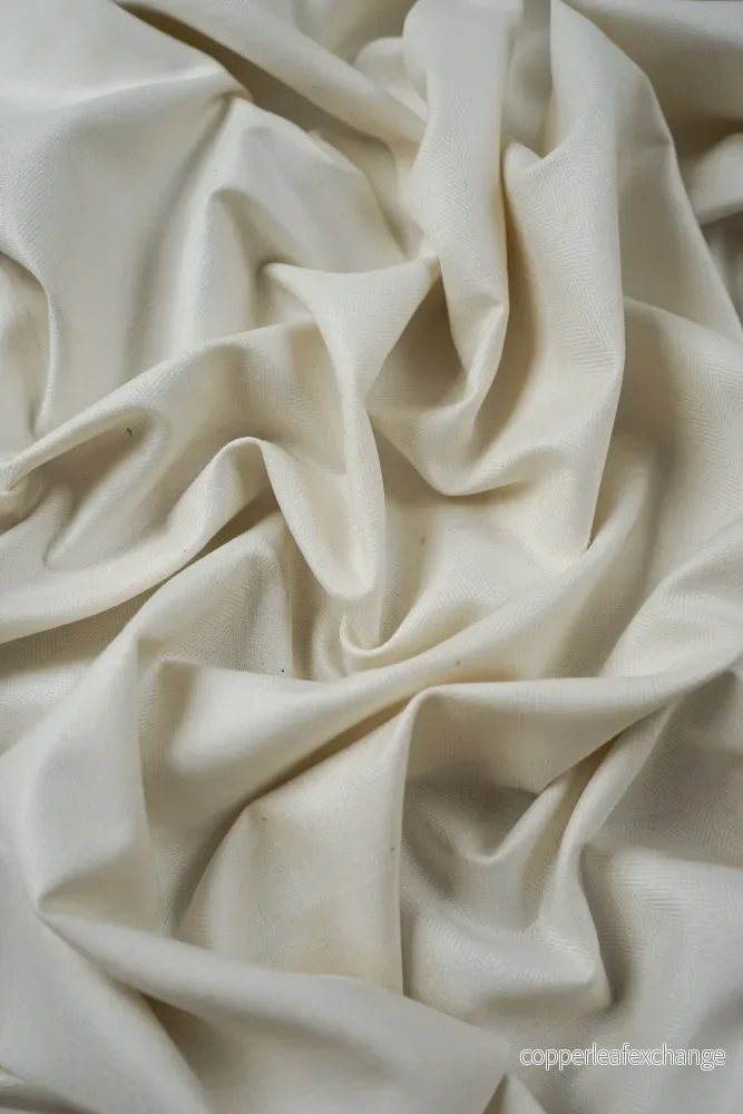 Vintage – Raw silk – Herringbone – Off-white – VS31 Vintage – Raw silk – Herringbone – Off-white – VS31