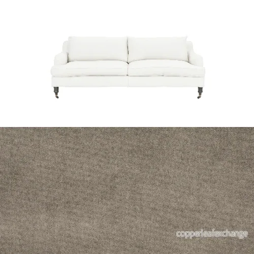 Klädsel till soffa Fogia Edward 2.5 sits svängd Tyg Claude - Bild 3