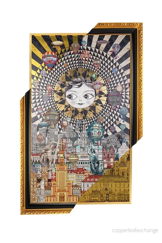 Tavla – OLD TOWN GIRL, 110×174 cm Tavla – OLD TOWN GIRL, 110×174 cm