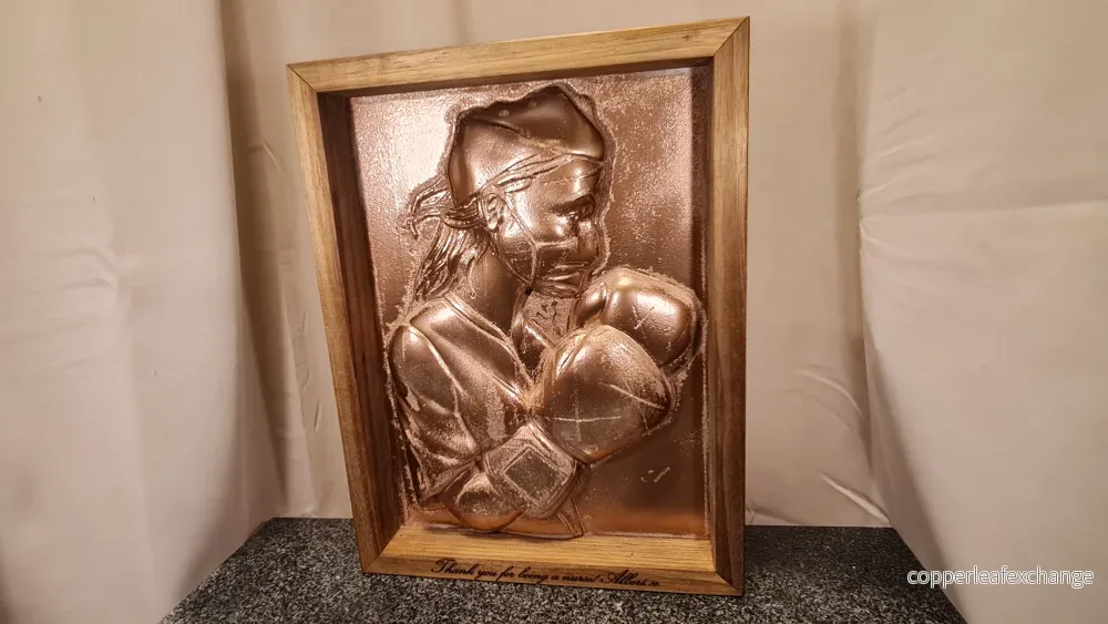 3D relief tavla The nurse - Bild 2