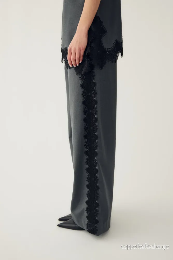 Mai MW Pants Charcoral Melange