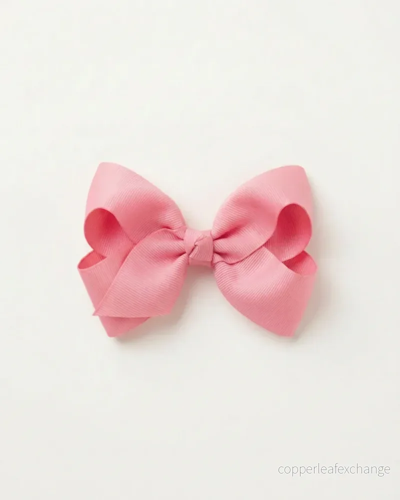 Mellanstor hårrosett, pink Mellanstor hårrosett, pink
