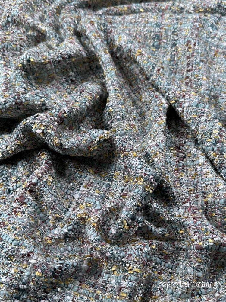 Italian Jacket Fabric – ”Chanel-Look” – Viscose – Mint (U3)