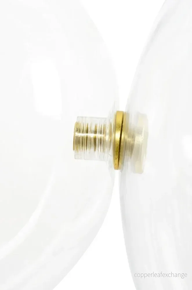 MOOSEE taklampa CAPRI LINE 5 guld - 300 LED, aluminium, glas - Bild 3