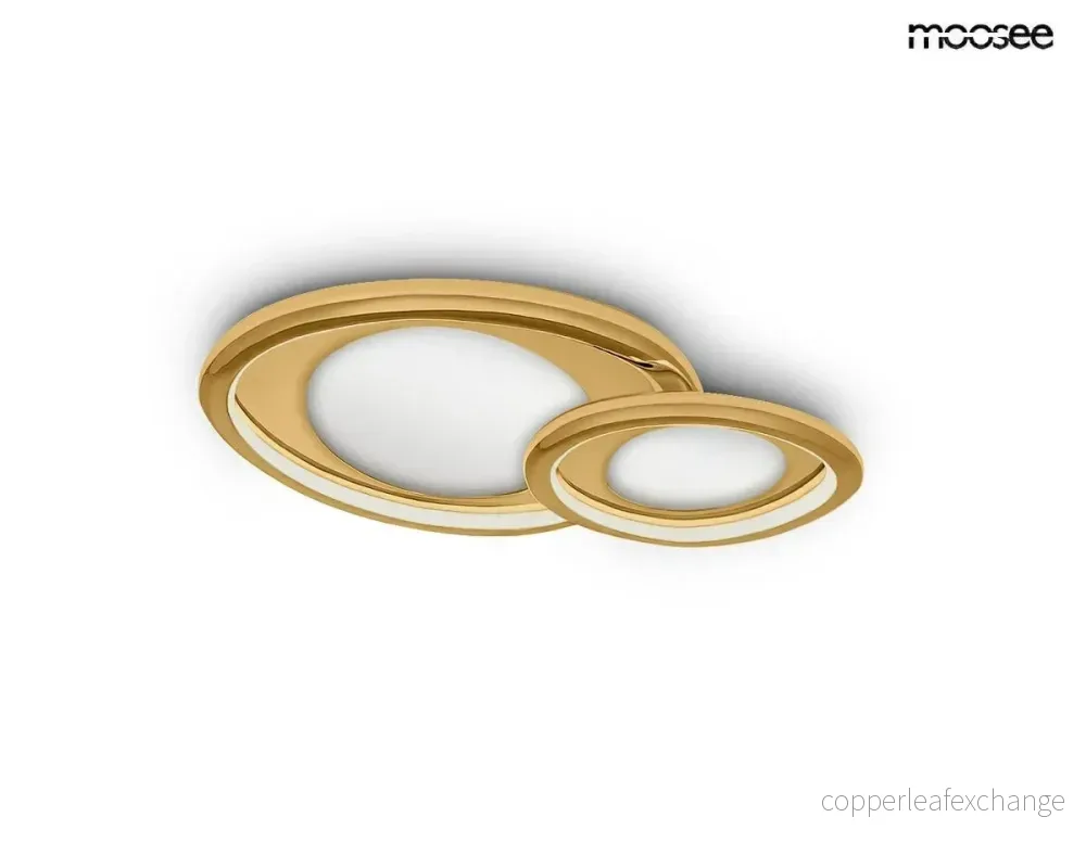 MOOSEE taklampa / takplafond CELL 2     guld