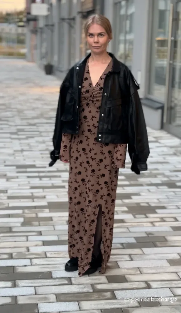 KAMEYELLA DRESS CLARITY MOREL PRINT