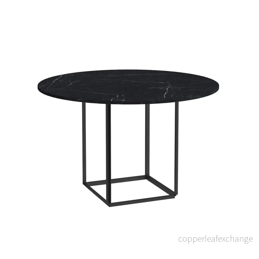 Matbord Florence, Svart Marmor