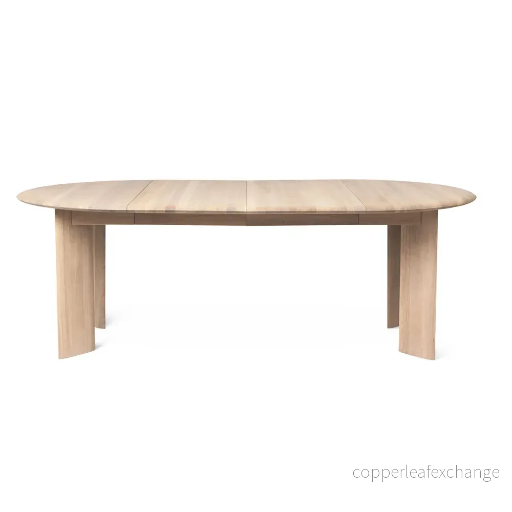 Matbord Bevel, Vitoljad ek - Bild 2