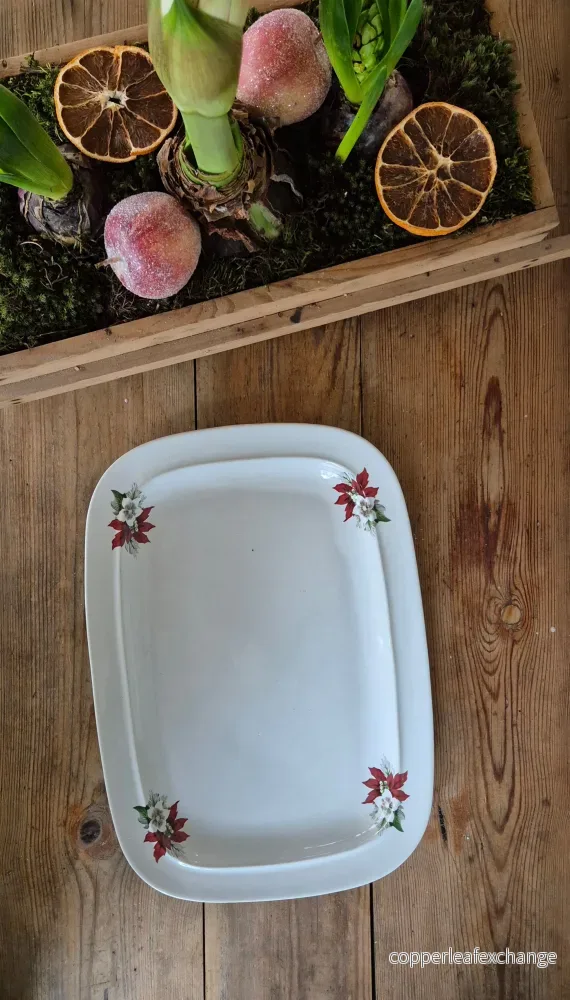 Uppläggningsfat – Julblomma