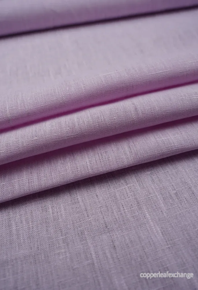 Textured linen fabric - Pink - 0160 - Bild 2