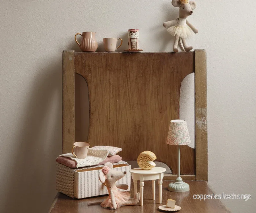 Maileg – Lillasyster ballerina, syster mus, dansmus vit / off-white med tyllkjol - Bild 2