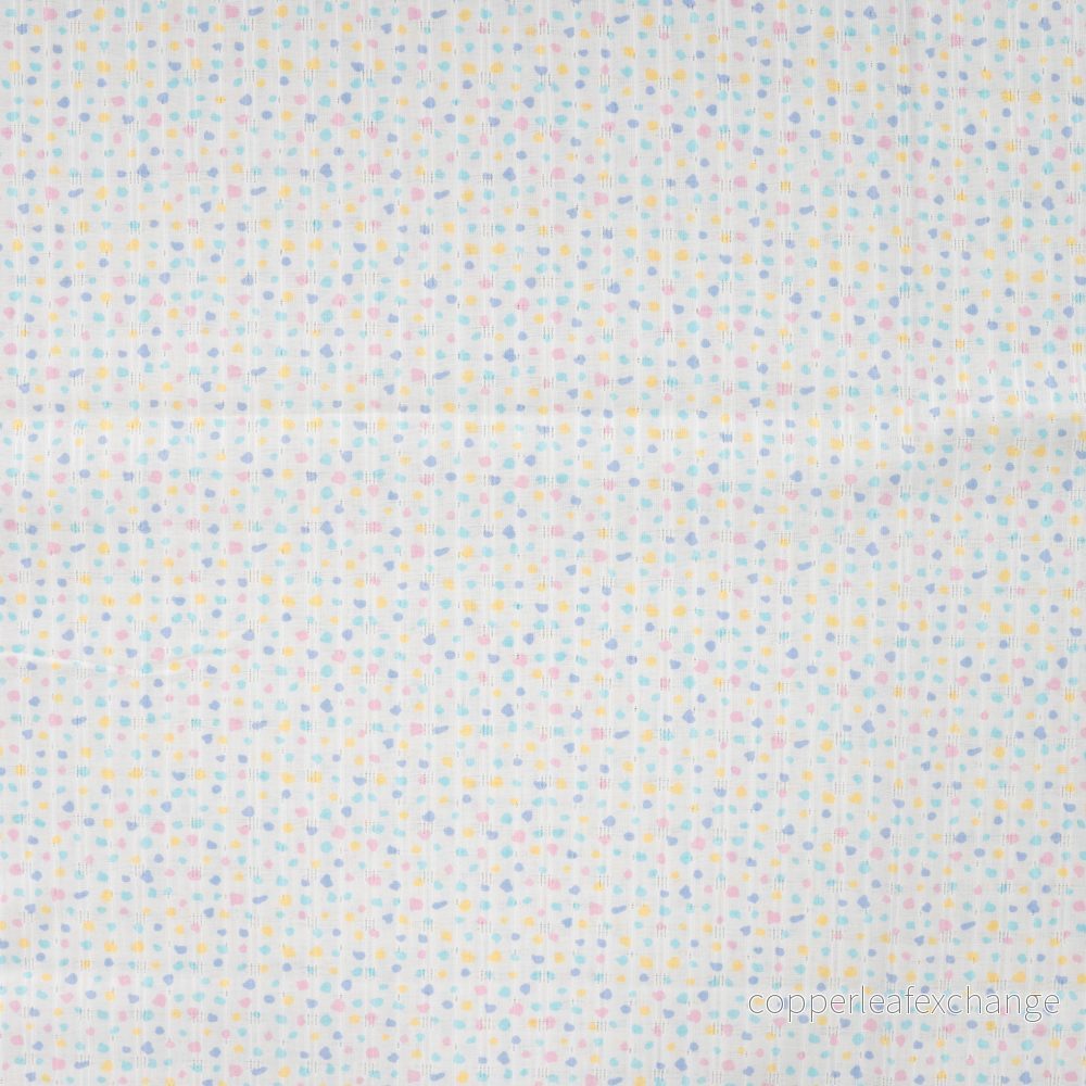 Cotton – Patterned – Woven hollow structure – Dots – Pastel – 16.510