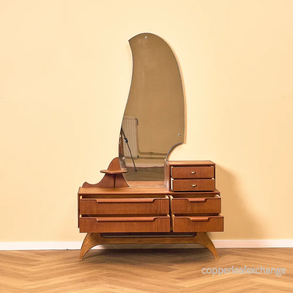 Teak Dressing Table with Mirror - Bild 2