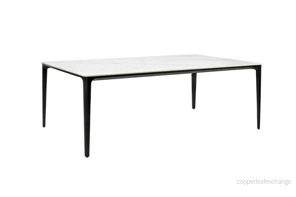 Matbord - SLIM 200, vit