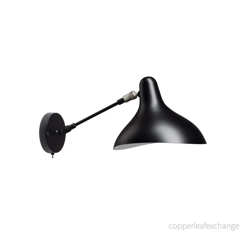 Sänglampa Mantis BS5 Switch, Svart