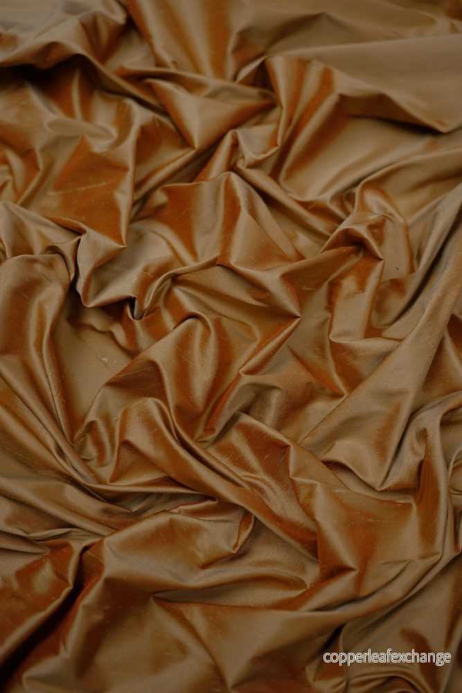 Deadstock - Thai Silk - Multicolor - Gold, Orange - DST10