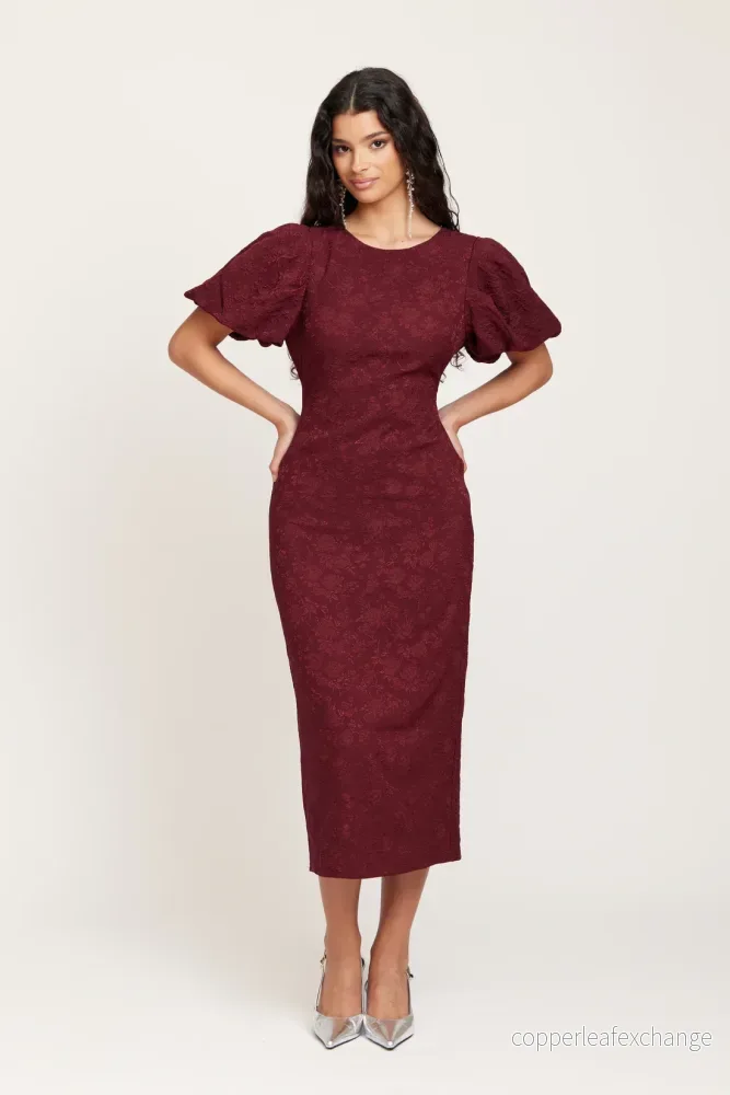 Dry Lake Liz Long Dress Burgundy - Bild 2