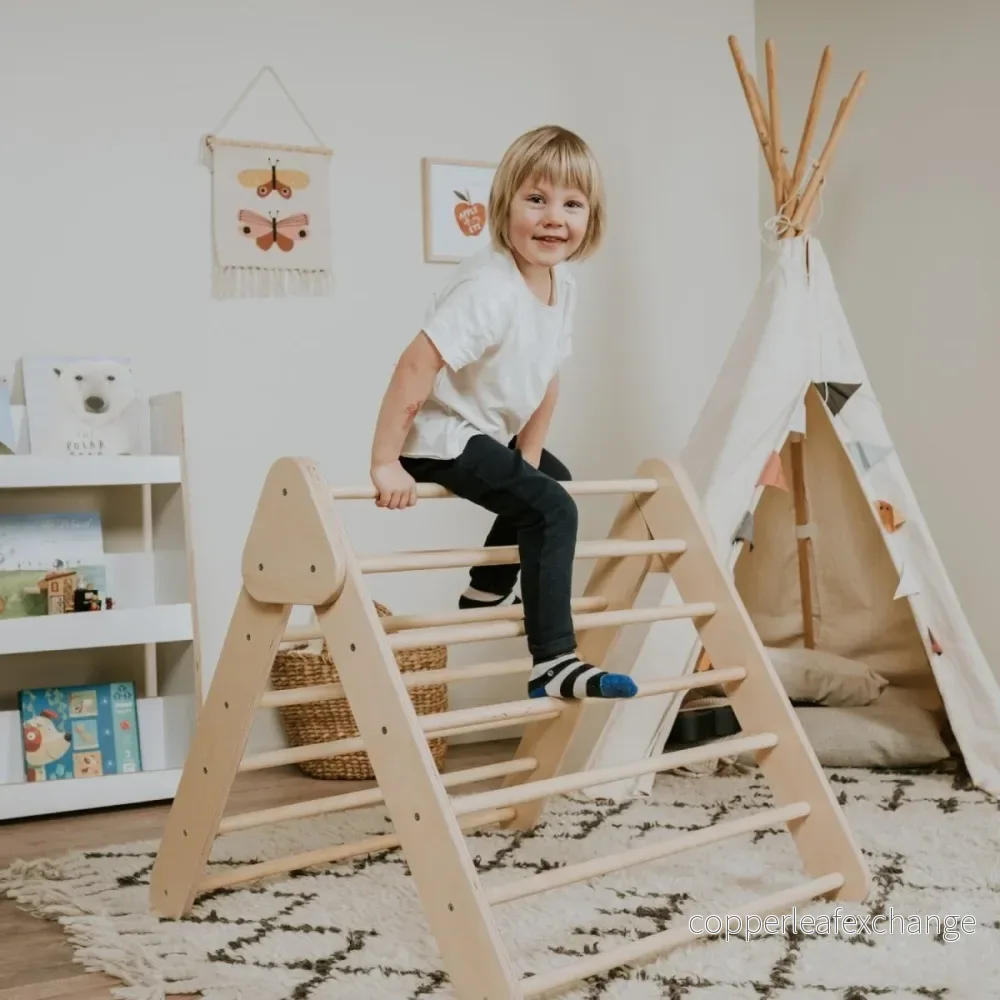 Pikler Triangel i trä – leg&go, 6 mån–5 år - Bild 2
