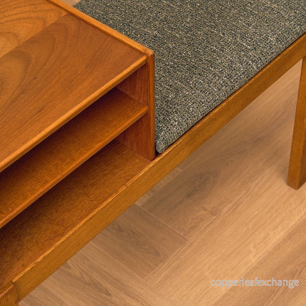 Hallbänk i teak och ek - Bild 3