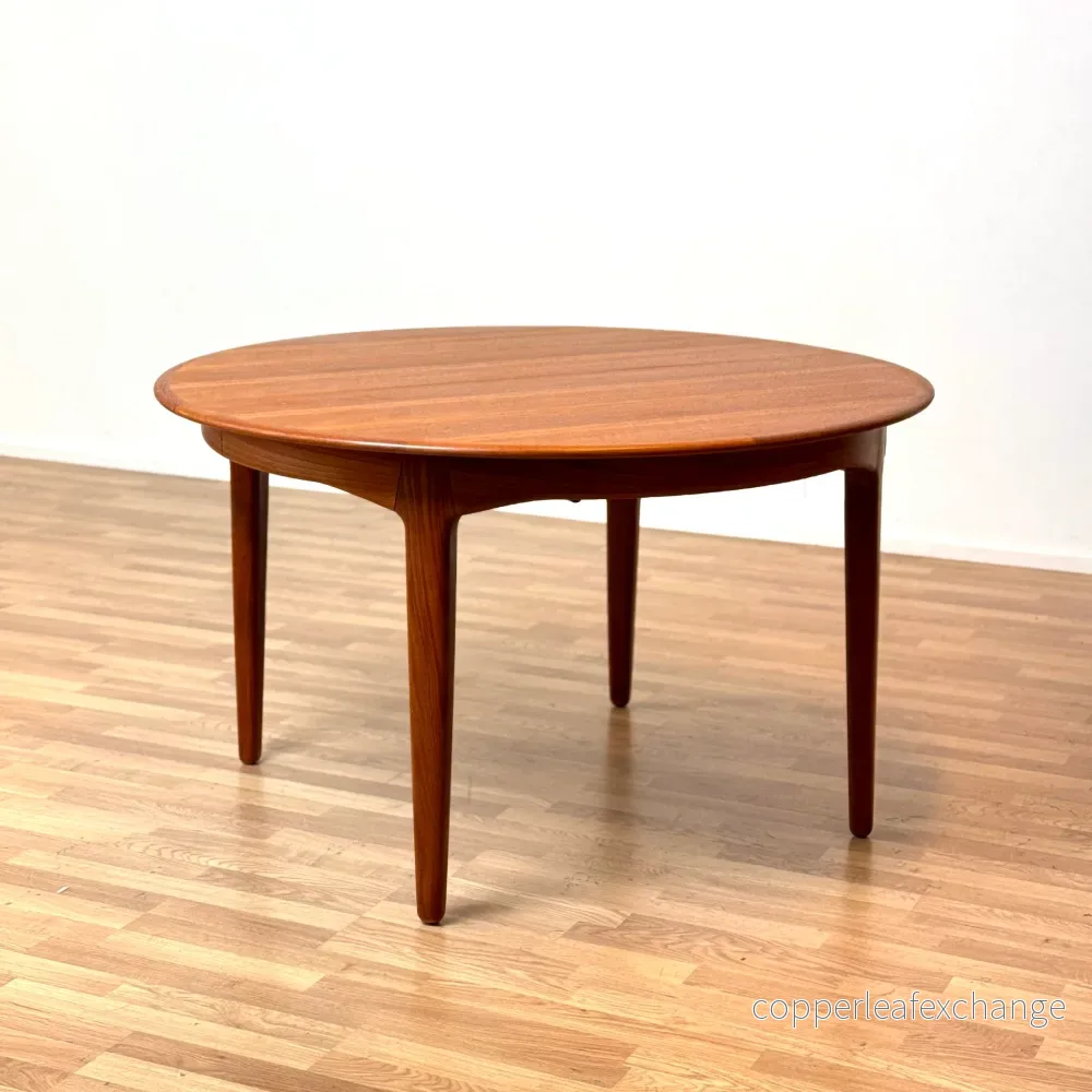 Rund matbord i teak, modell 62 från Sorö Stolefabrik, 1950-60-tal, Danmark - Bild 2