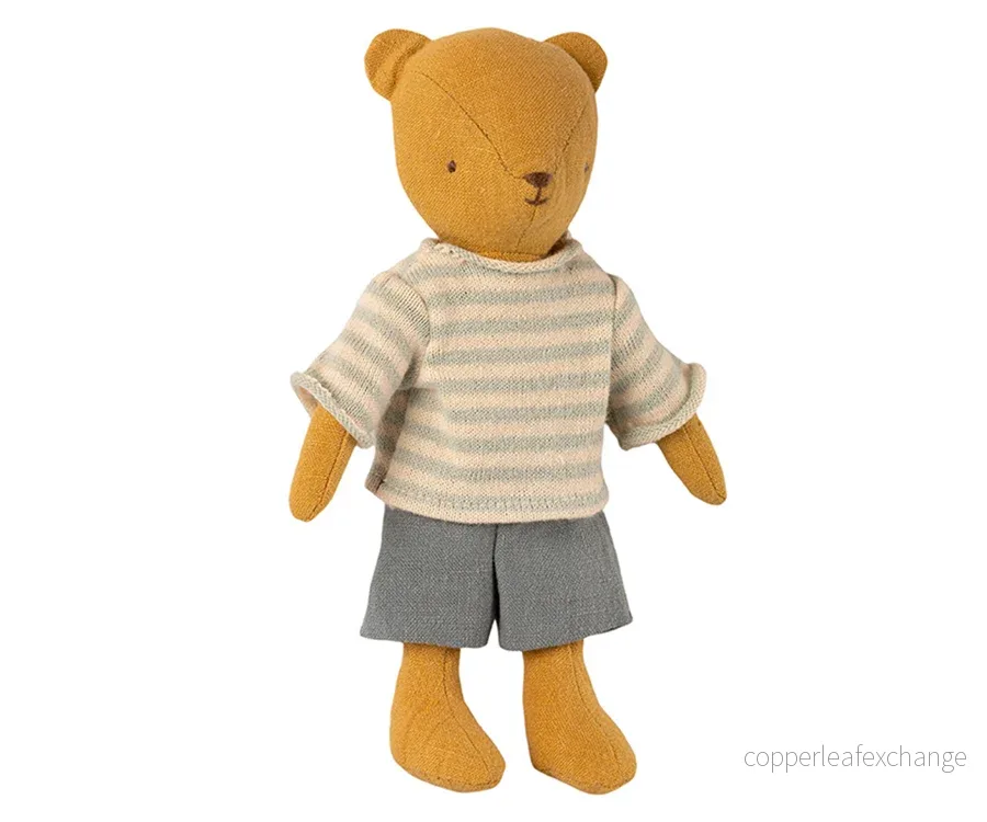 Maileg – T-shirt och shorts till teddy junior, kläder för björn nalle - Bild 3