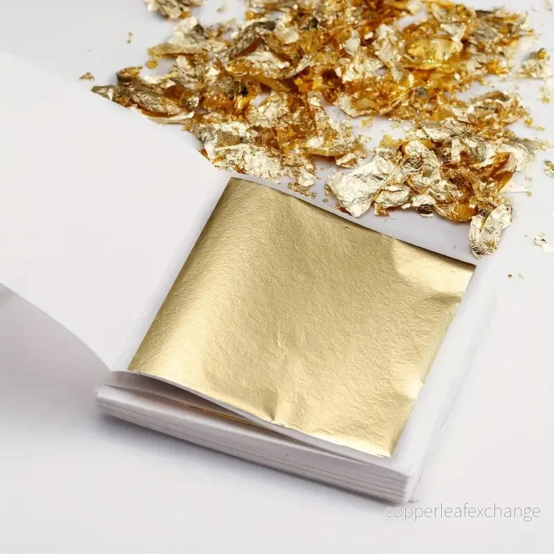 Guld - Bladmetallark 100 st