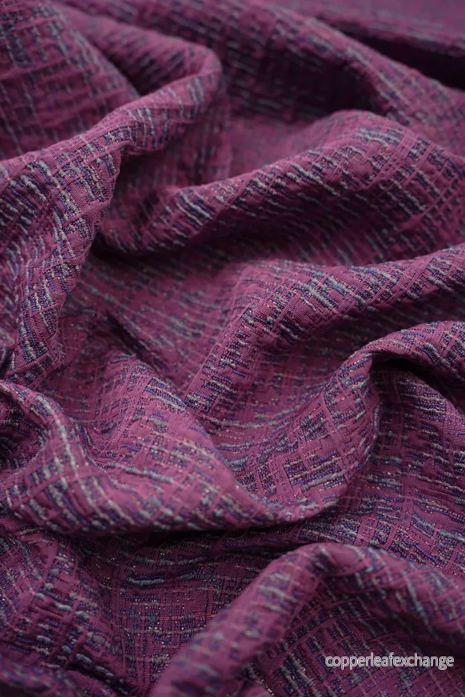 Brocade – Textured Pattern – Purple Brocade – Textured Pattern – Purple