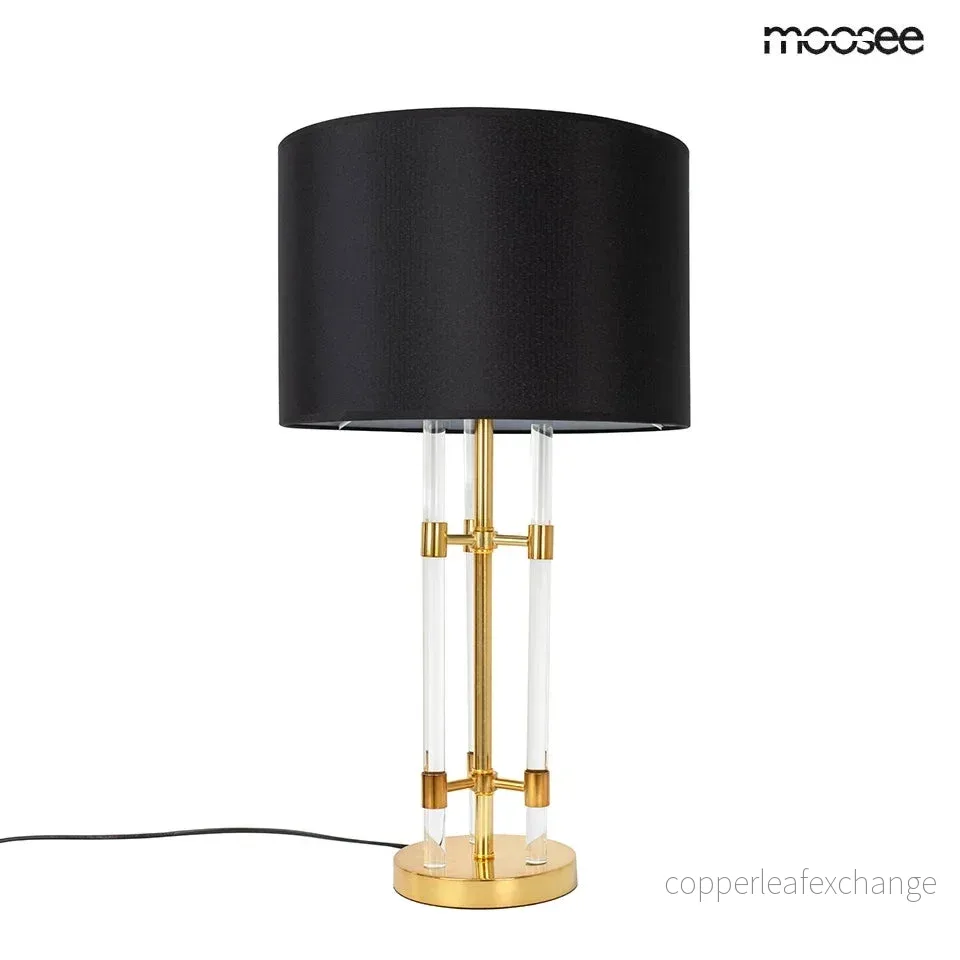 Bordslampa MOOSEE – MOXY, guld/svart Bordslampa MOOSEE – MOXY, guld/svart
