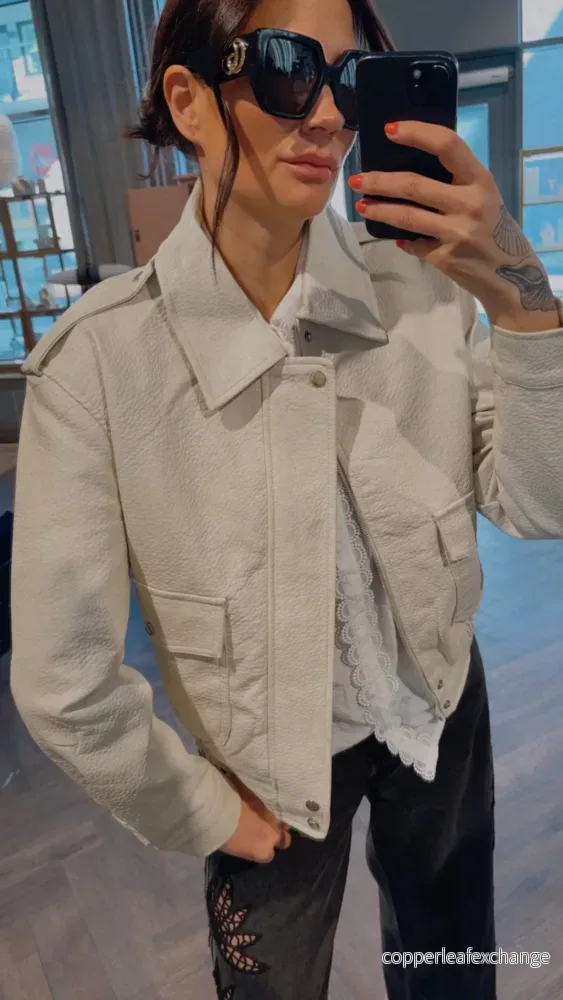 Sandra jacka Creme