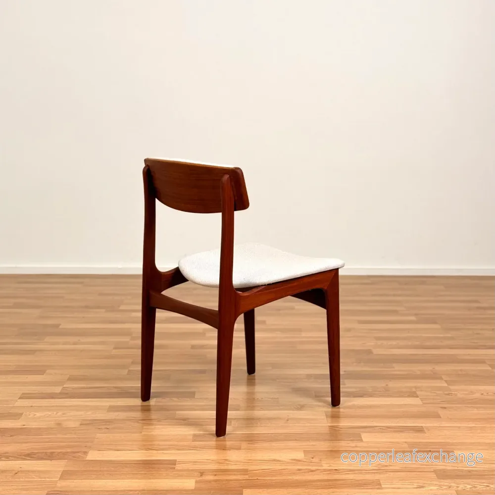Set om 6 matstolar i massiv teak av Thorsö, 1950-60-tal, Danmark - Bild 3