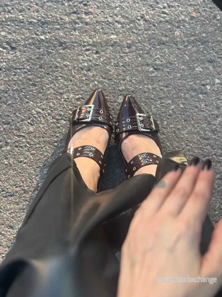 Livia shoes mörk choklad