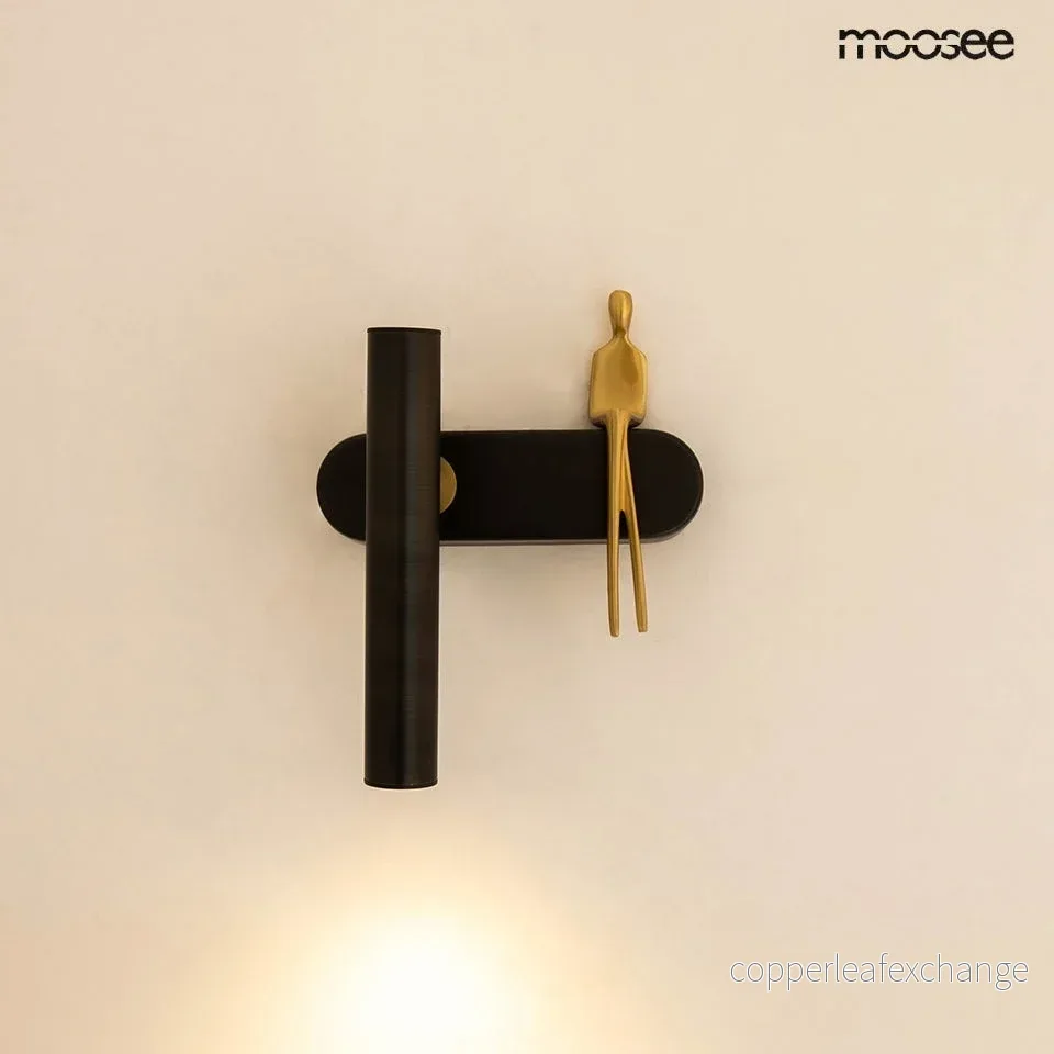 Vägglampa MOOSEE - BOY TUBE L, svart - Bild 2