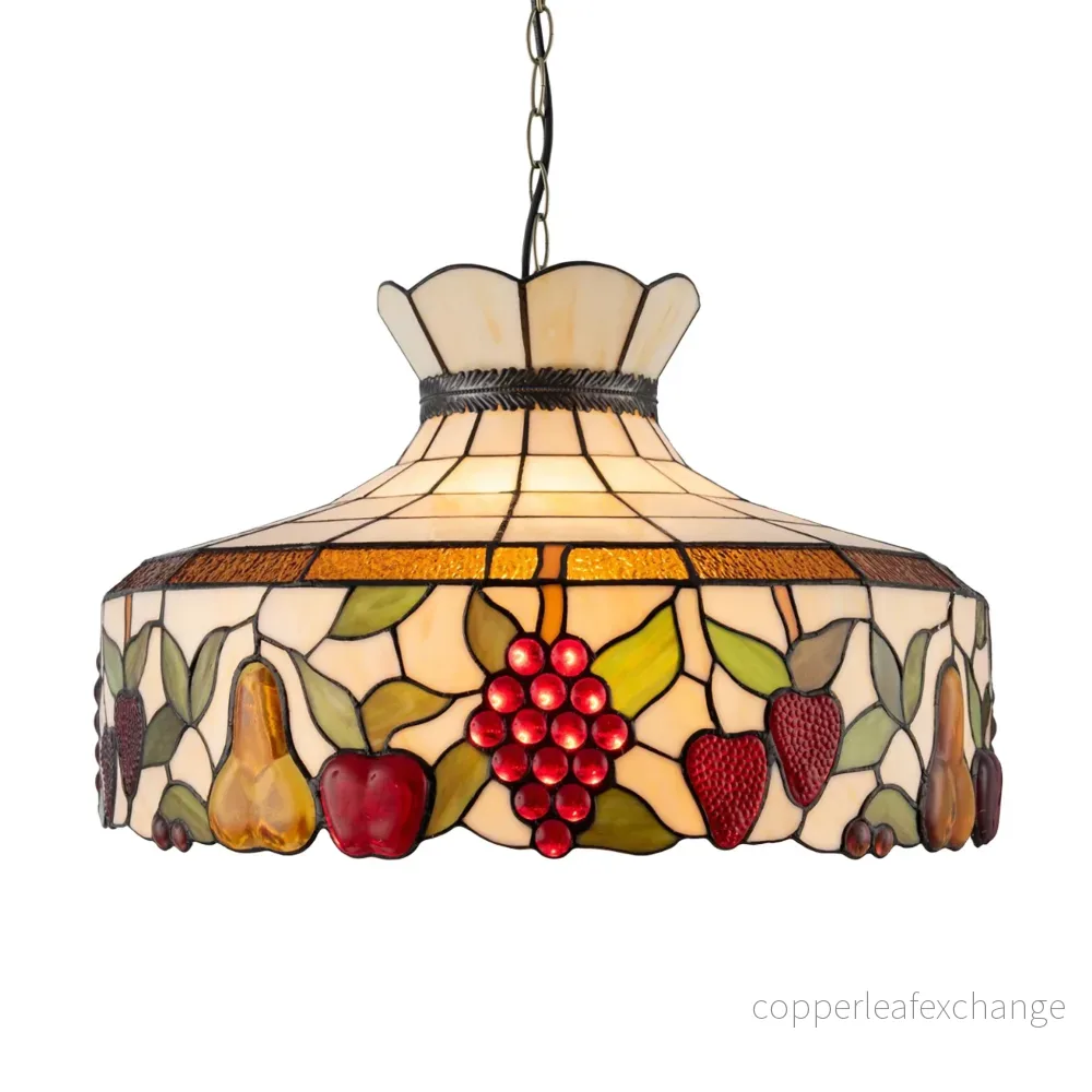 FRUKTER Tiffany Taklampa. Diam 48cm - Bild 2