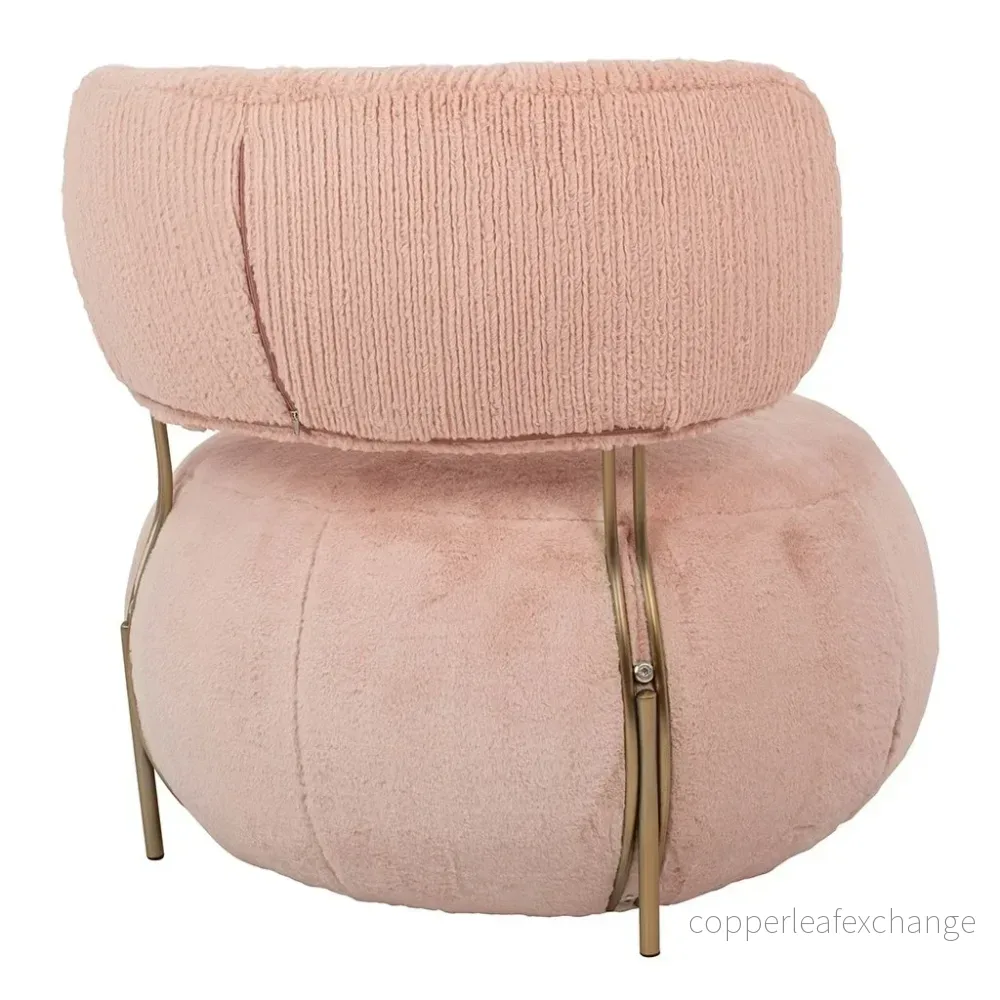 Fåtölj - LOW TEDDY, rosa - Bild 3