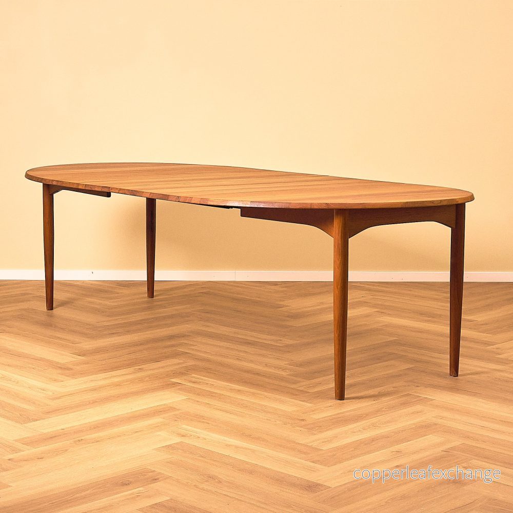 Danish oval dining table in solid teak - Bild 2