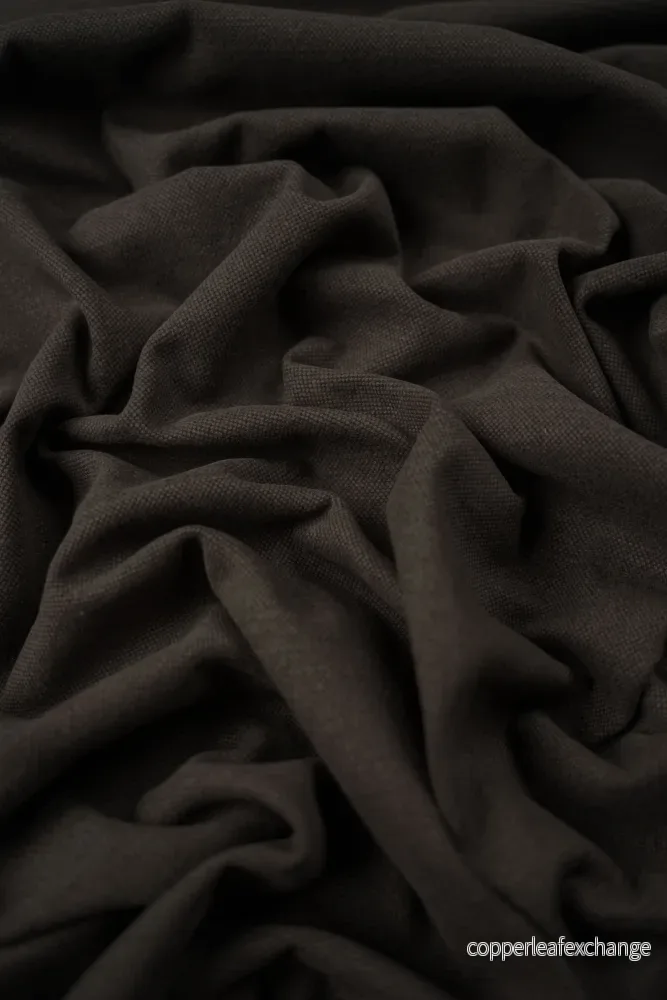 Upholstery fabric – Colin – Plain – Linen, Cotton – MD 29,000 – Dark grey/Brown – fg40 Upholstery fabric – Colin – Plain – Linen, Cotton – MD 29,000 – Dark grey/Brown – fg40