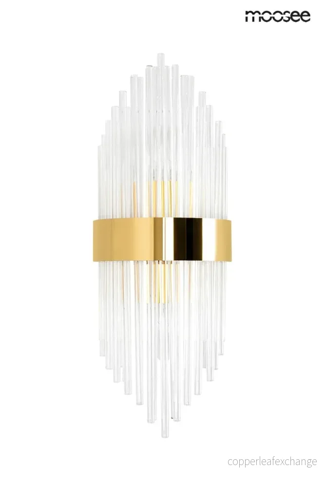 Vägglampa MOOSEE - FLORENS M, guld
