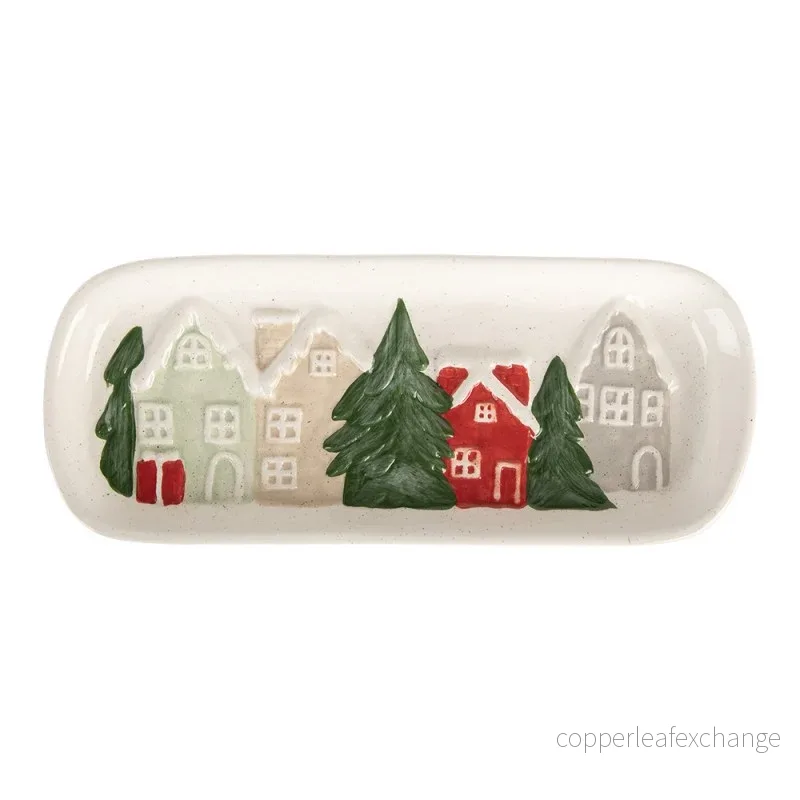 Uppläggningsfat WINTER VILLAGE