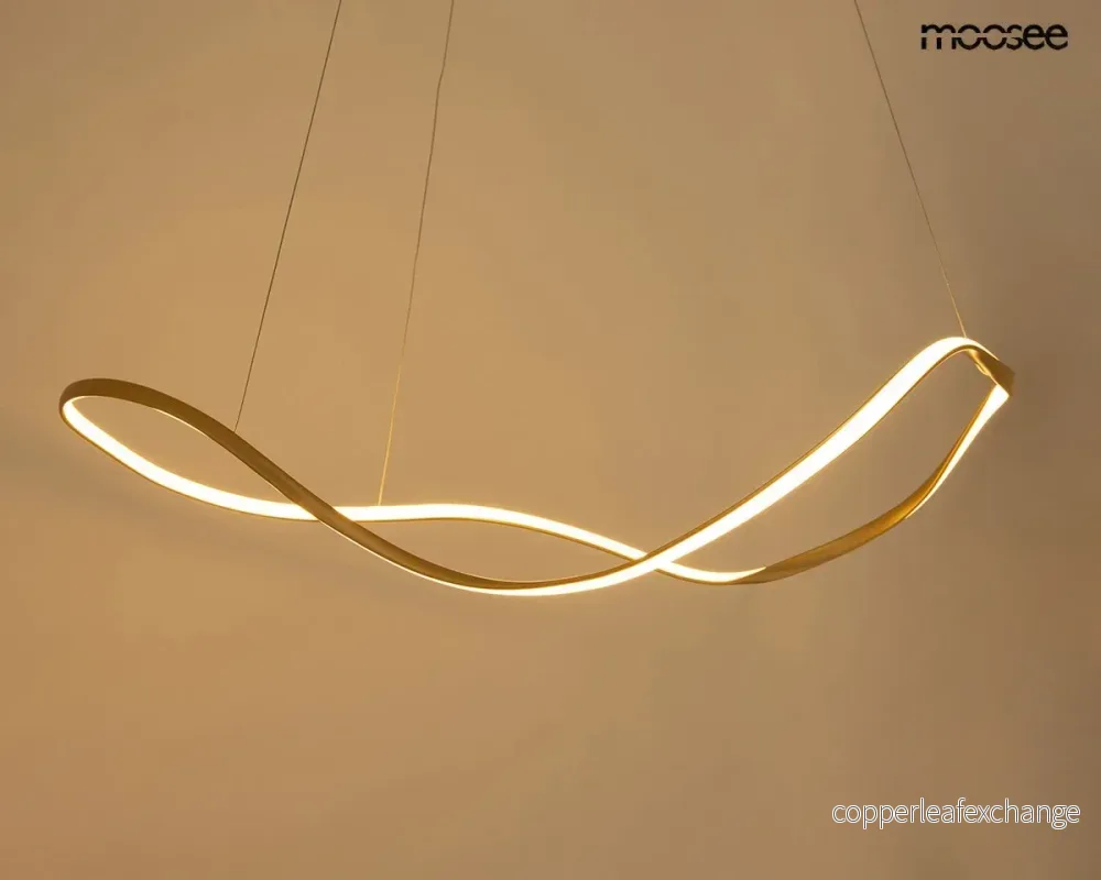 Taklampa MOOSEE - WAVES 100 guld - Bild 2
