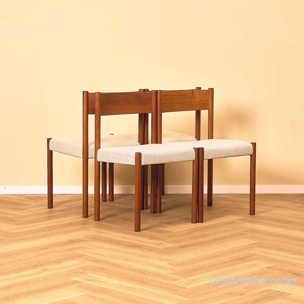 Danish dining chairs in teak Danish dining chairs in teak