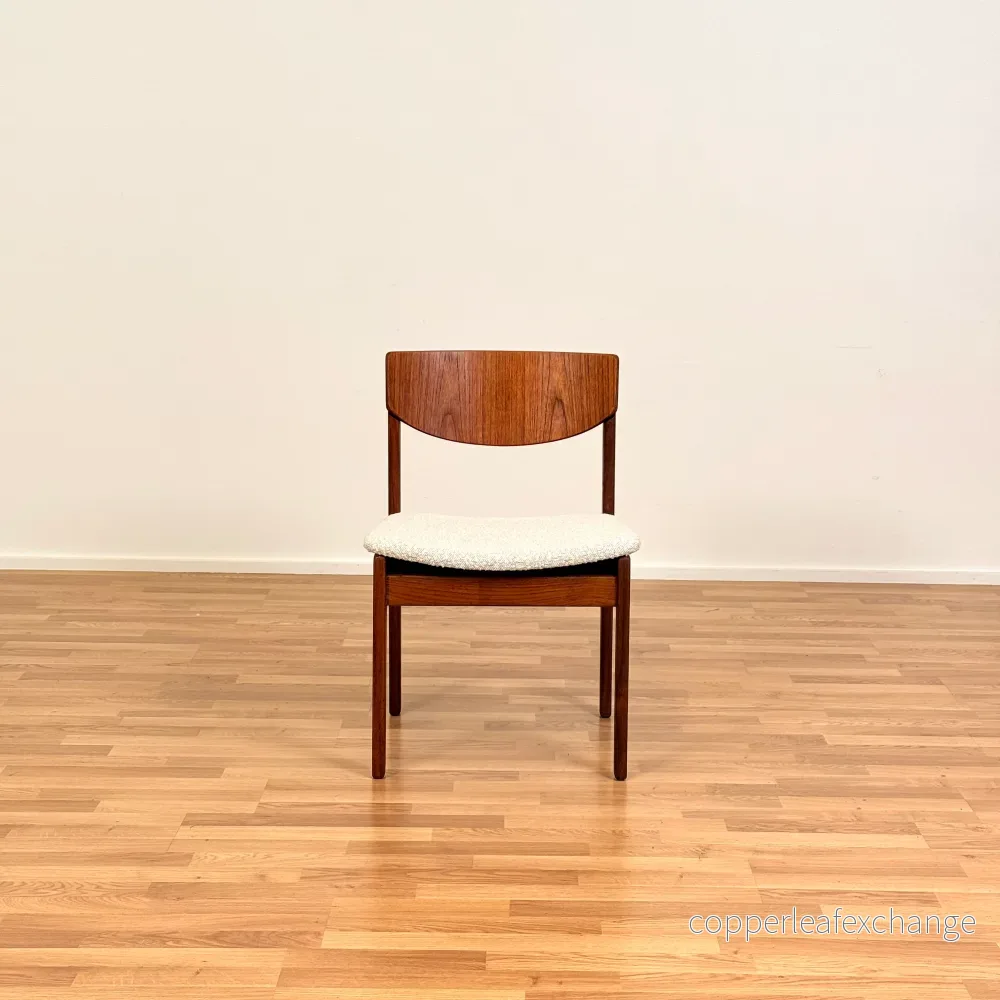 Set om 4 matstolar i teak från Sorø Stolefabrik, 1950-60-tal, Danmark - Bild 3