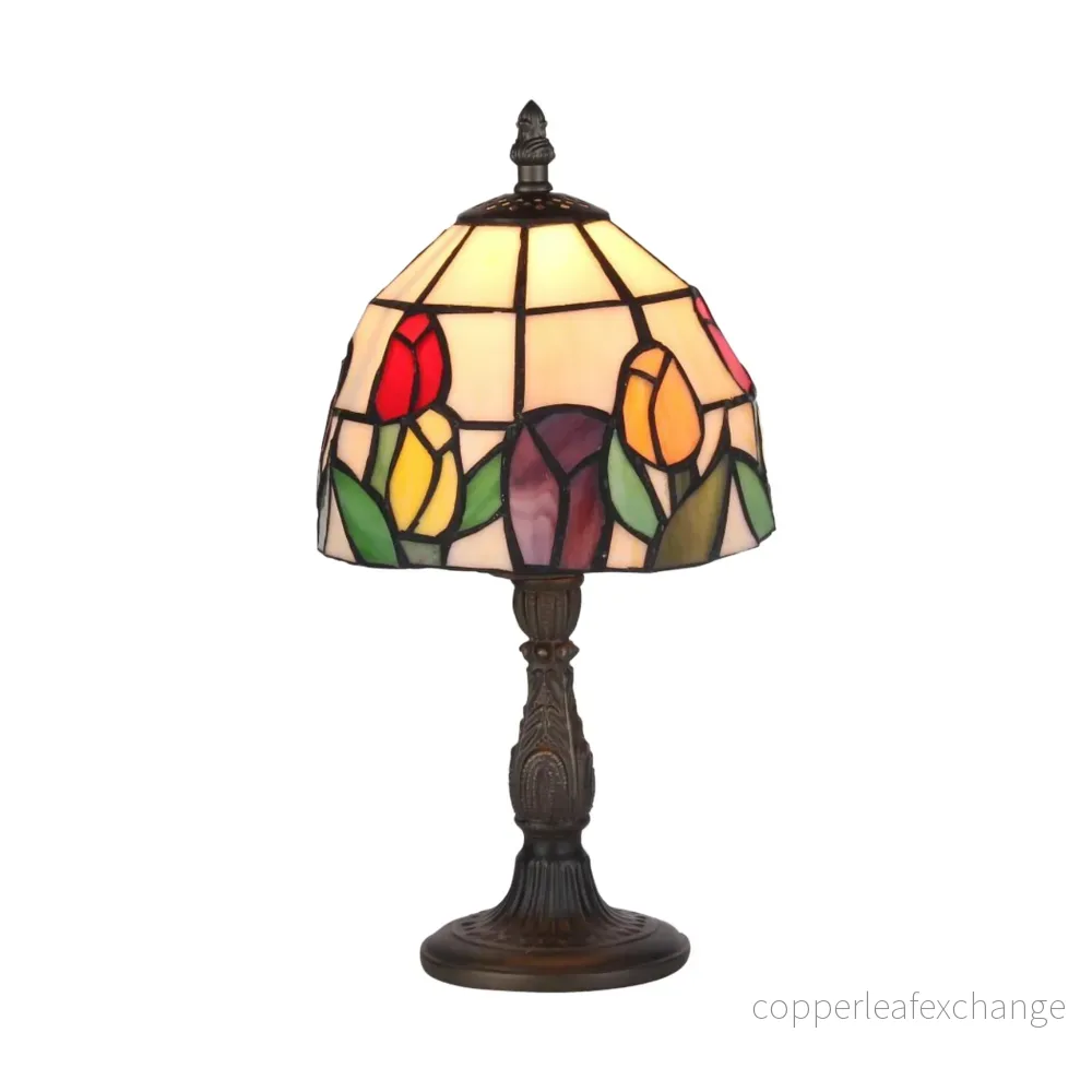 TULPANER Tiffany Bordlampa. H:32cm