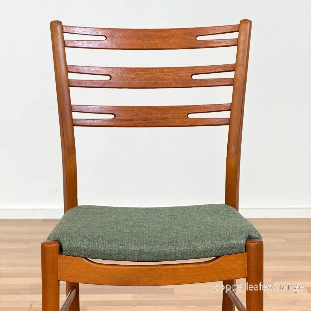 Set om 4 matstolar i teak och bok av Fartsrup modell 219, 1950-60-tal, Danmark - Bild 2
