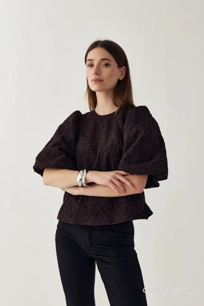 N-Shelly Blouse Chocolate - Bild 3
