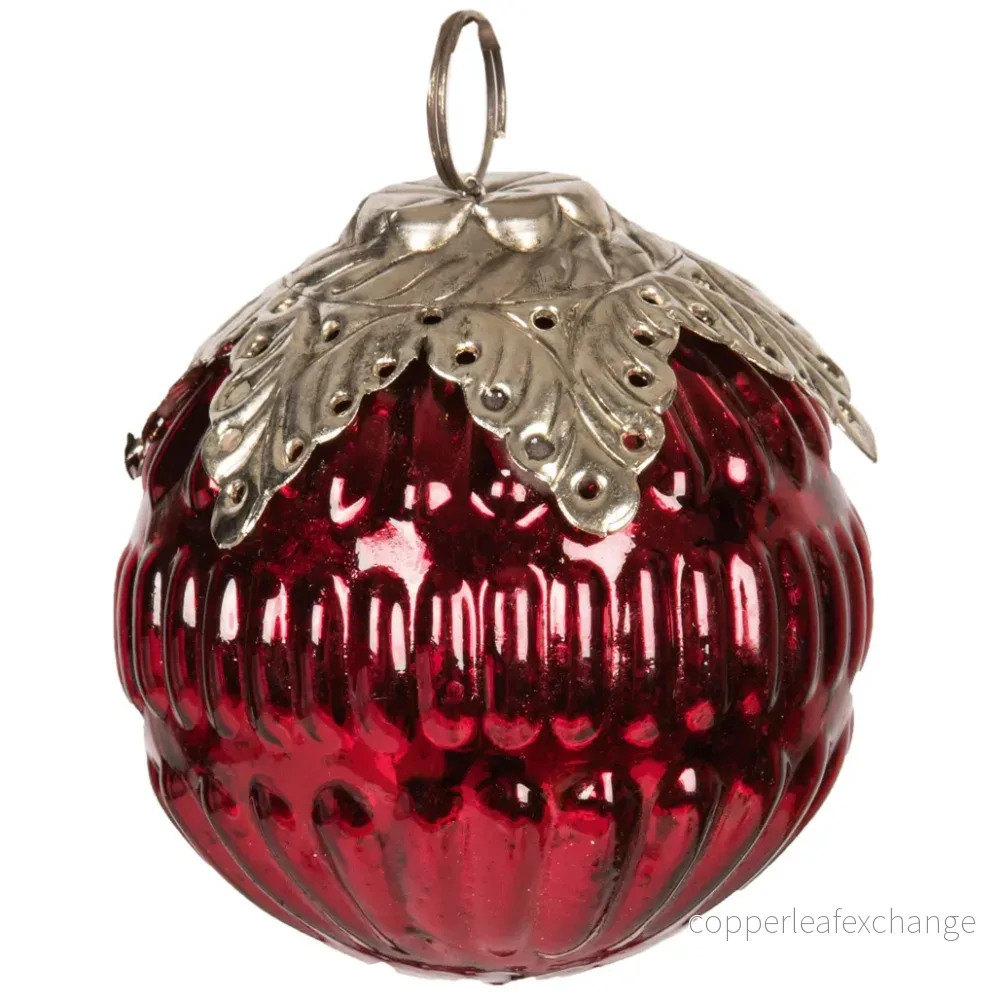 Glasboll Berry mörkröd Glasboll Berry mörkröd