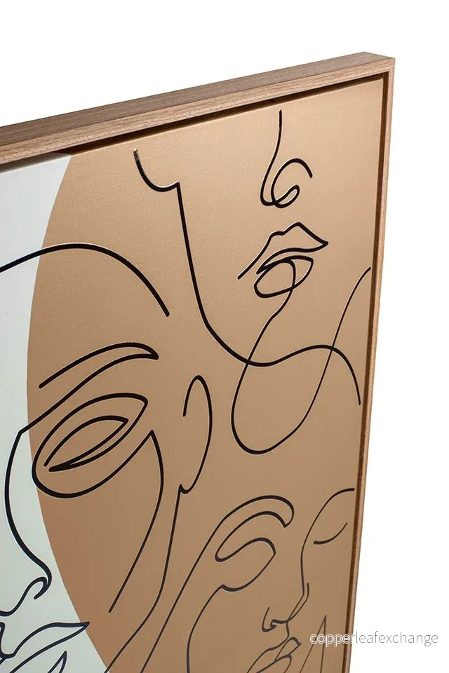 Tavla KARE DESIGN - FACCIA ARTE TRI COLORE, 90x120 cm - Bild 2